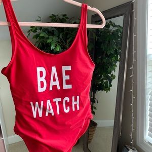 One piece bathing suit